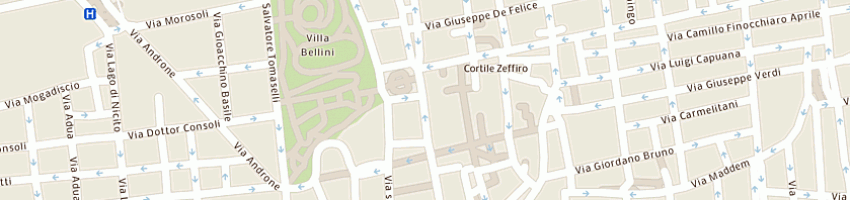 Mappa della impresa raciti rosario a CATANIA