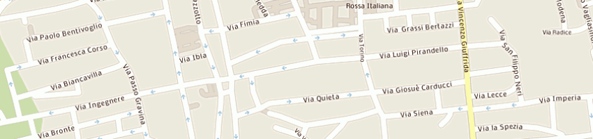 Mappa della impresa recos srl a CATANIA