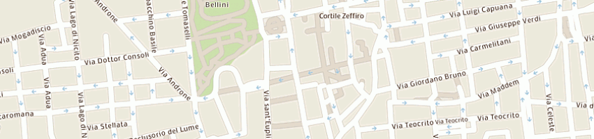 Mappa della impresa orecchio anna maria a CATANIA