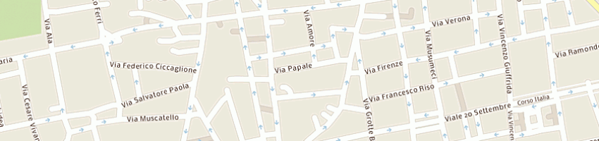 Mappa della impresa nastasi giuseppe a CATANIA