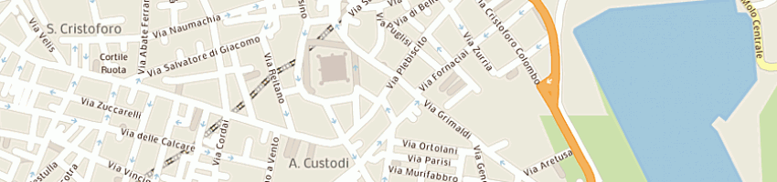 Mappa della impresa battaglia silvio a CATANIA