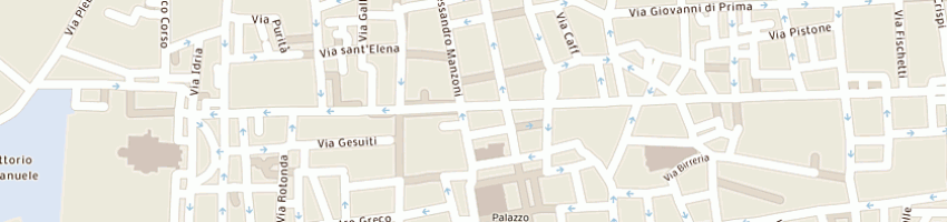 Mappa della impresa municipio di catania a CATANIA
