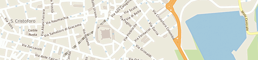 Mappa della impresa calogero vincenzo a CATANIA