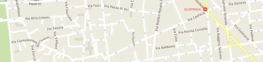 Mappa della impresa ciofs sede regionale a CATANIA