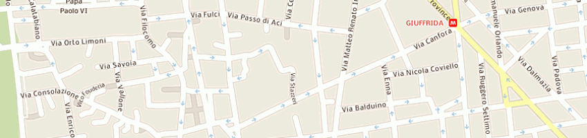 Mappa della impresa sovrano militare ordine di malta delegazione di catania a CATANIA
