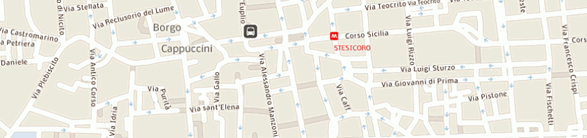 Mappa della impresa musumeci concetta a CATANIA