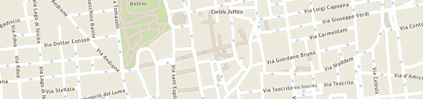 Mappa della impresa tomaselli agata a CATANIA