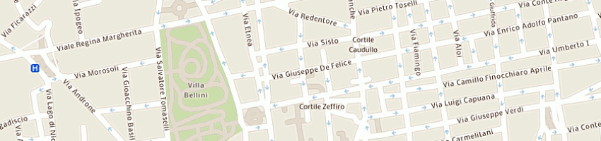 Mappa della impresa pezzillo sebastiano concetto a CATANIA