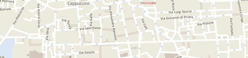Mappa della impresa i vadala' srl a CATANIA
