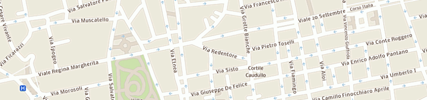 Mappa della impresa trattoria antichi sapori a CATANIA