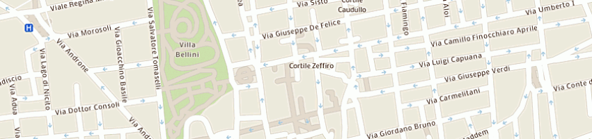 Mappa della impresa 'la volpe e l'uva' di scozzarella paride a CATANIA