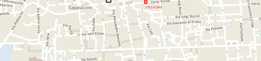 Mappa della impresa gruppo coin spa a CATANIA