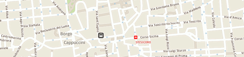Mappa della impresa paterno' domenico a CATANIA
