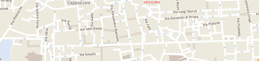 Mappa della impresa pandemonio di gambino calogero a CATANIA