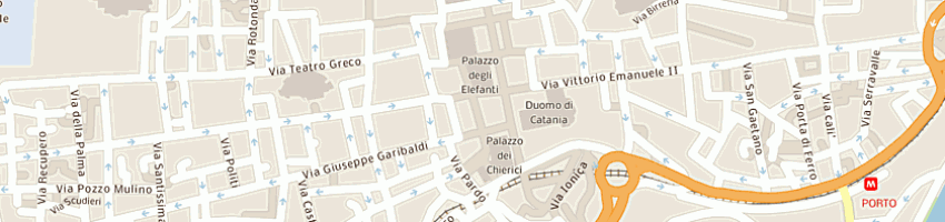 Mappa della impresa toscano maria a CATANIA