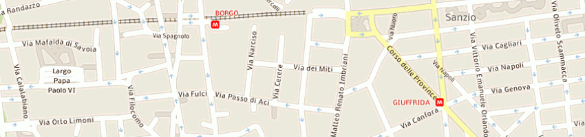 Mappa della impresa scuola aperta soccoopsociale a CATANIA