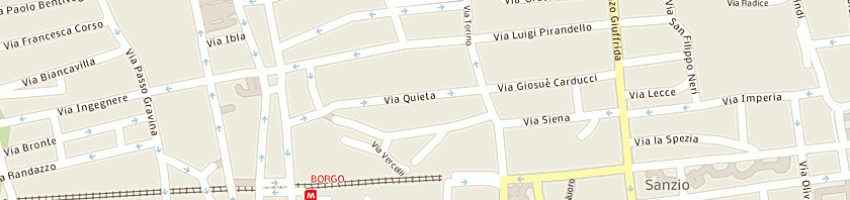 Mappa della impresa centro culturale e teatrale magma a CATANIA