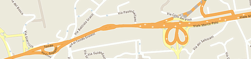 Mappa della impresa casa di cura gibiino srl a CATANIA