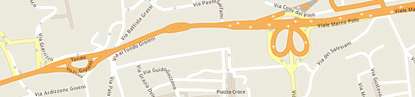 Mappa della impresa portale gaetano e figli sas a CATANIA