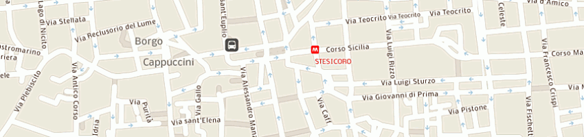 Mappa della impresa angiolucci association srl a CATANIA