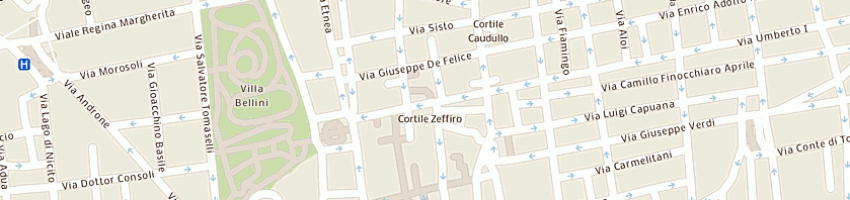 Mappa della impresa desnudi di testa maria grazia tania a CATANIA