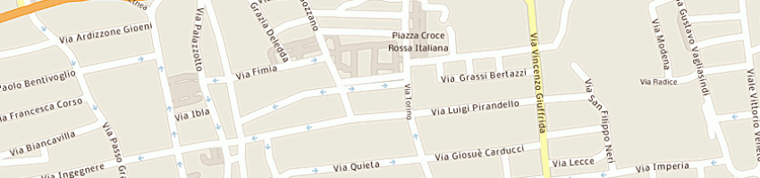 Mappa della impresa acp societa srl sportiva dilettantistica a CATANIA