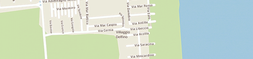 Mappa della impresa associazione servizi sociali baia dei mori a CATANIA