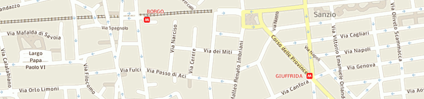 Mappa della impresa rogi srl a CATANIA