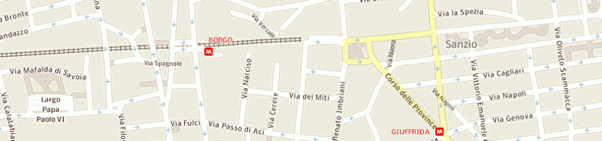 Mappa della impresa data sis dei dr salvatore morelli e alfio petrullo snc a CATANIA