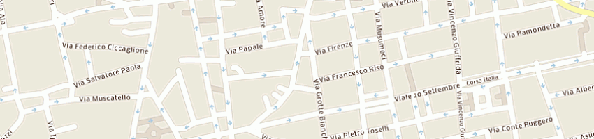 Mappa della impresa equitana di agosta dario a CATANIA
