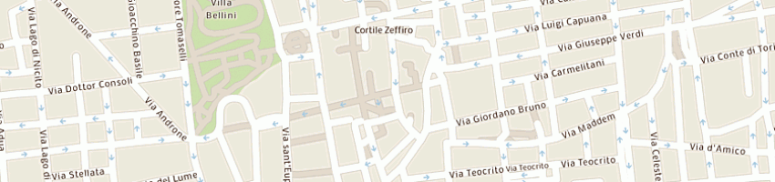 Mappa della impresa ottica oliveri di oliveri conti agostino a CATANIA