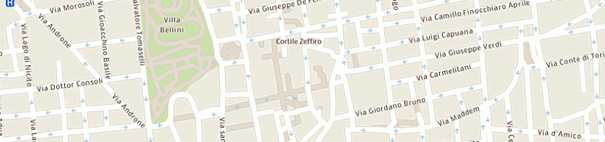 Mappa della impresa eleta sas di garraffo antonella e c a CATANIA