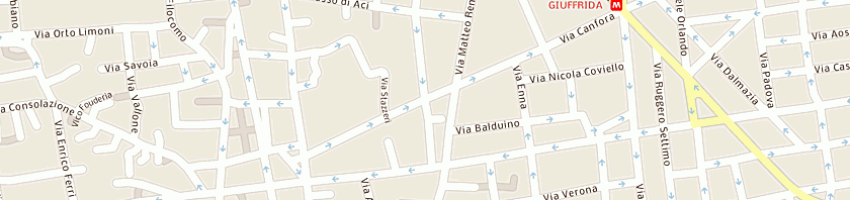 Mappa della impresa impellizzeri tommaso a CATANIA