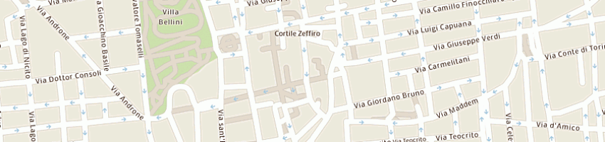 Mappa della impresa nuova eugenio motor srl a CATANIA