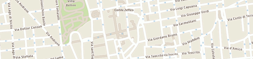 Mappa della impresa cantieri srl a CATANIA