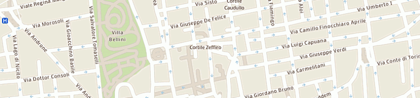 Mappa della impresa store management sas a CATANIA