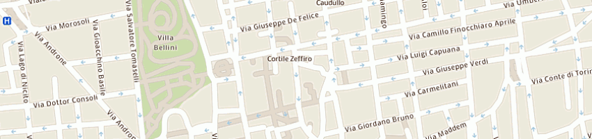 Mappa della impresa riguardi srl a CATANIA
