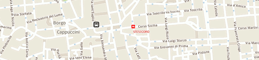 Mappa della impresa giusy srl a CATANIA