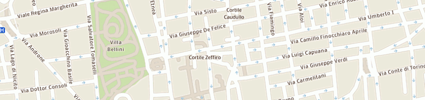 Mappa della impresa toscano francesco a CATANIA