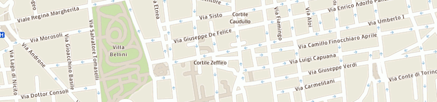 Mappa della impresa modus snc di pulvirenti a CATANIA