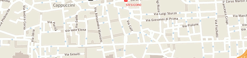 Mappa della impresa art e com srl a CATANIA