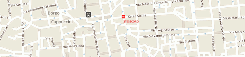 Mappa della impresa la rosa anna e c snc a CATANIA