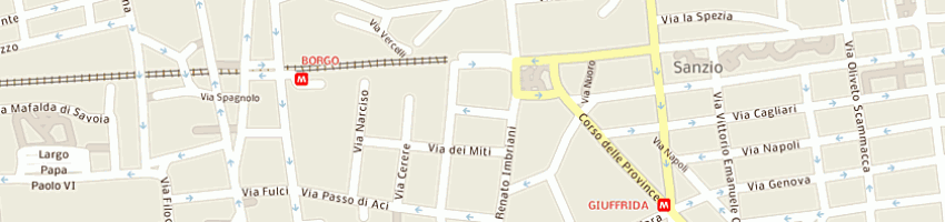 Mappa della impresa wacth in di d'acci gerardo a CATANIA