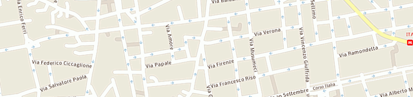 Mappa della impresa clarinetto a CATANIA