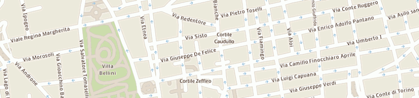 Mappa della impresa sanguedolce donatella a CATANIA
