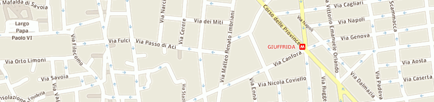 Mappa della impresa portogallo aldo a CATANIA
