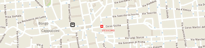 Mappa della impresa meridi srl a CATANIA