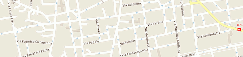 Mappa della impresa green shop srl a CATANIA