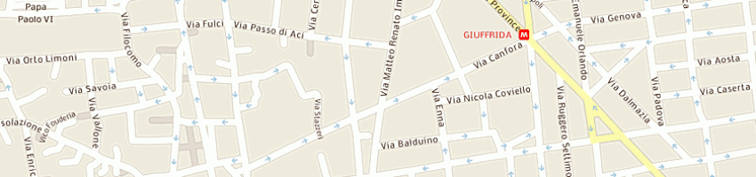 Mappa della impresa trecalli giuseppe a CATANIA