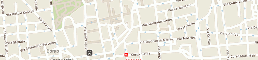 Mappa della impresa magri' concetta a CATANIA